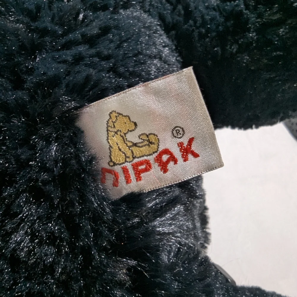 Unipak Kid's Black Bear Plush Backpack