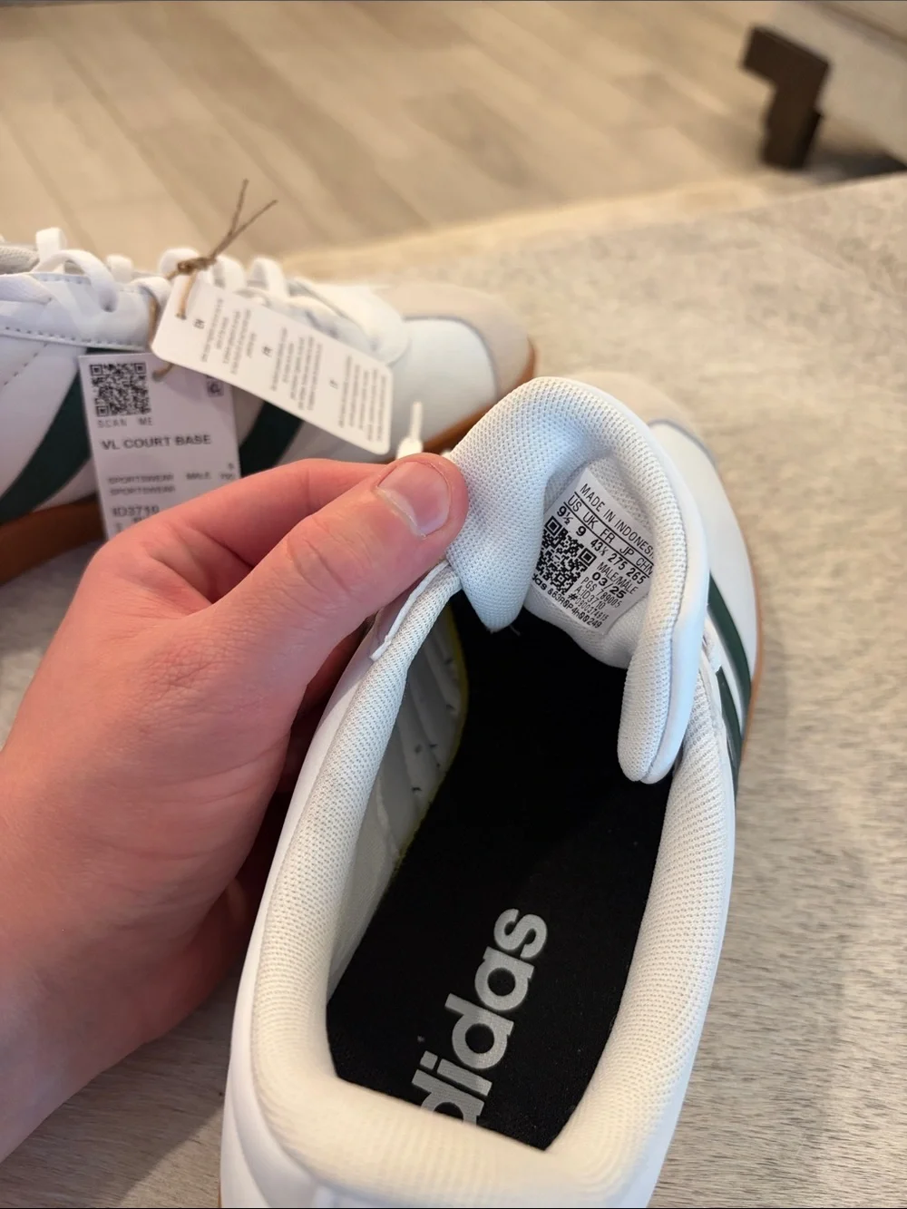 adidas rubber 43⅓