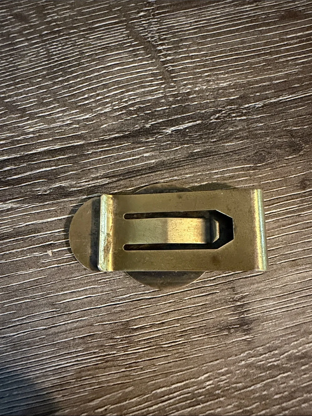 Skoal Vintage Brass Money Clip Measures 2.25” x 1.25” Excellent Cond Collectible
