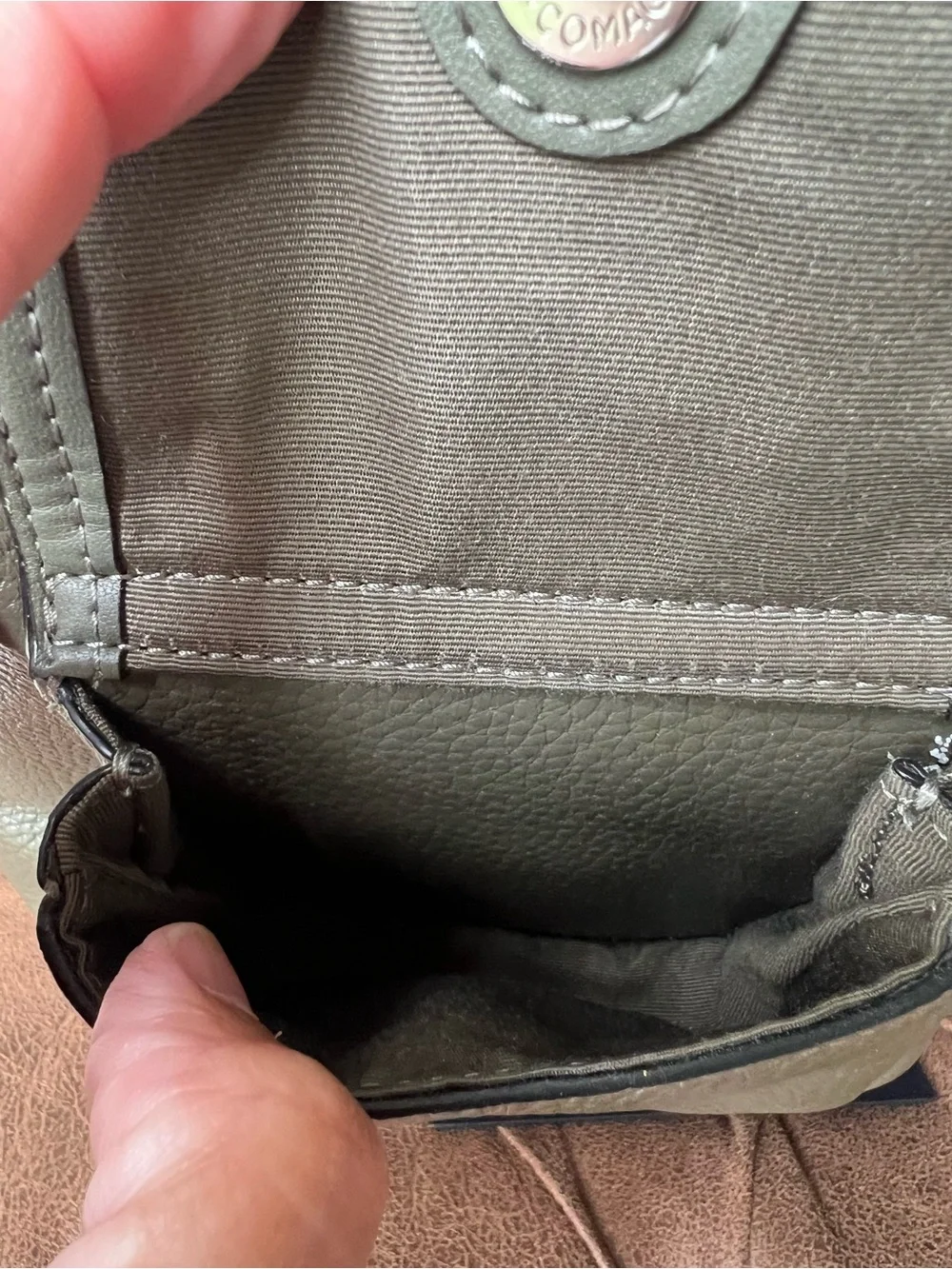 Coach pebbled leather