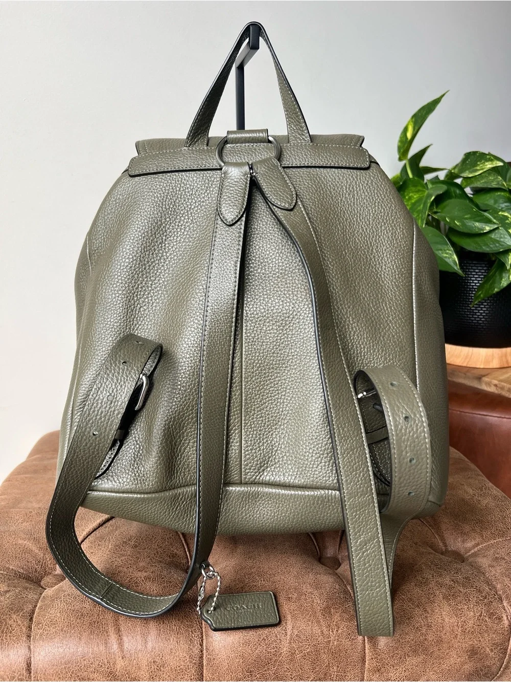 Coach pebbled leather