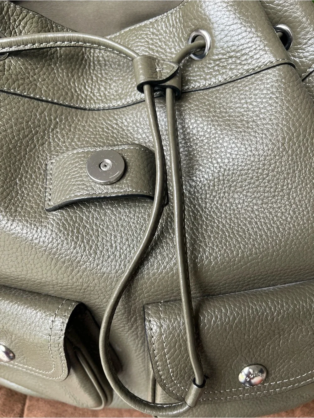 Coach pebbled leather