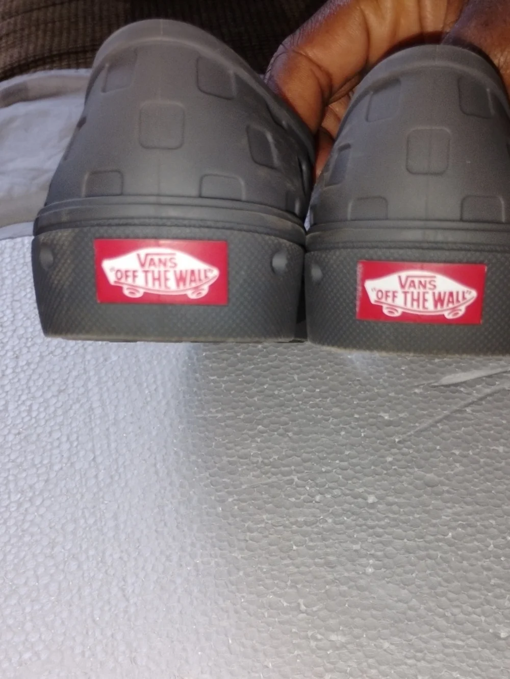 Unisex Vans Slip-On, Water Shoe Style Loafers in Charcoal Gray/ Light Weight