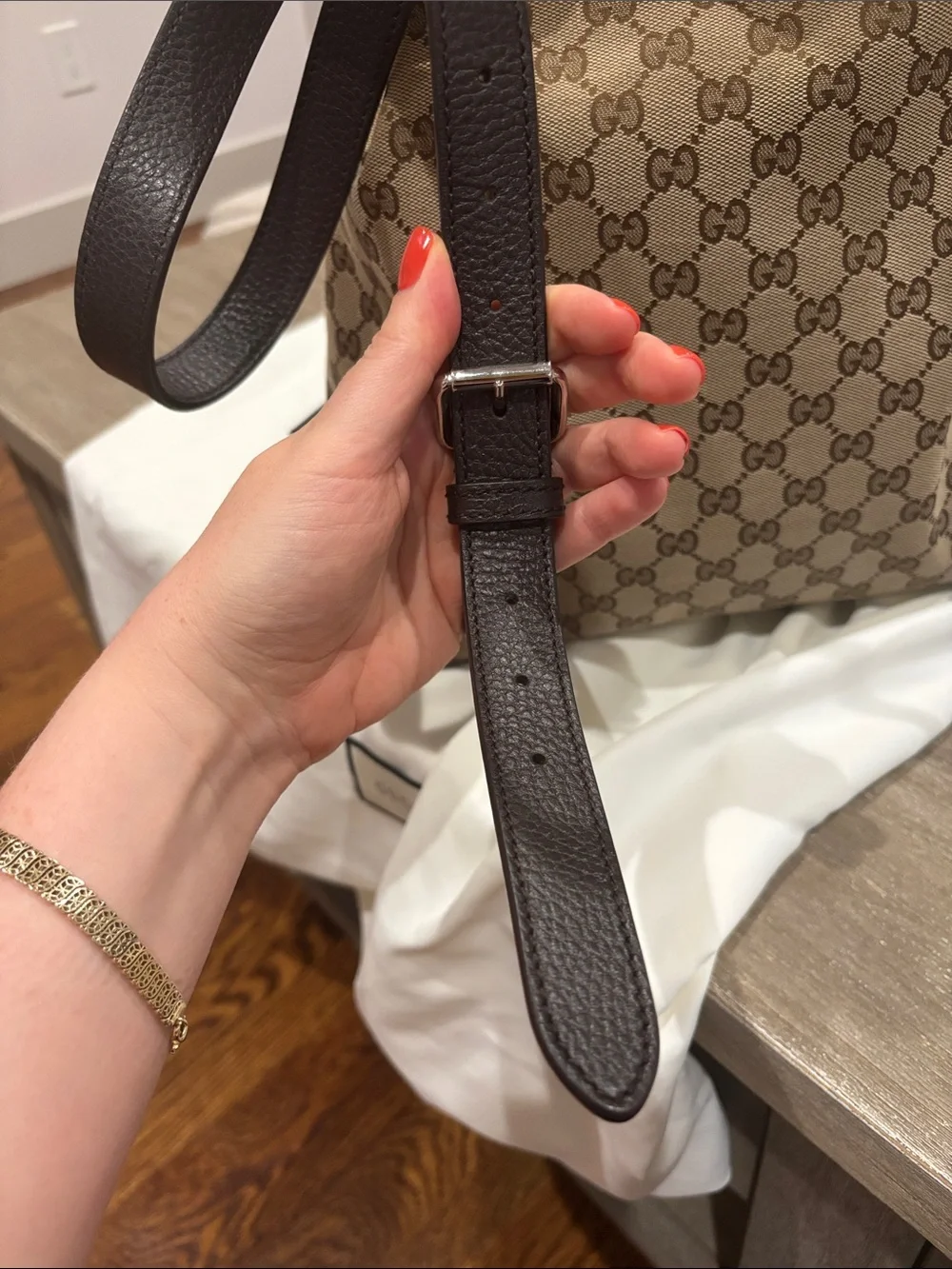 Gucci duffel bag