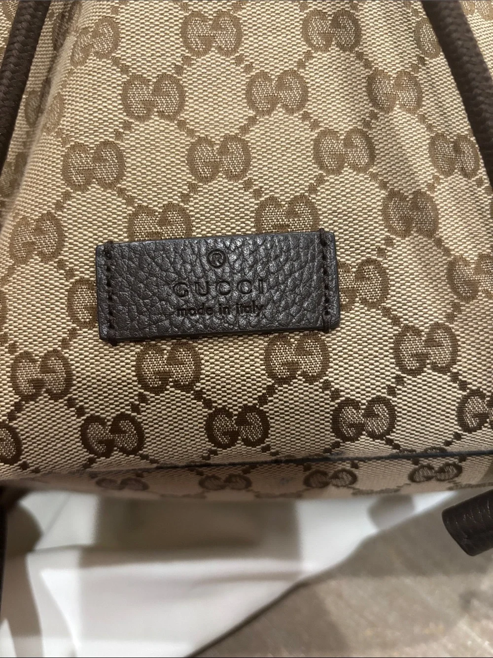 Gucci duffel bag