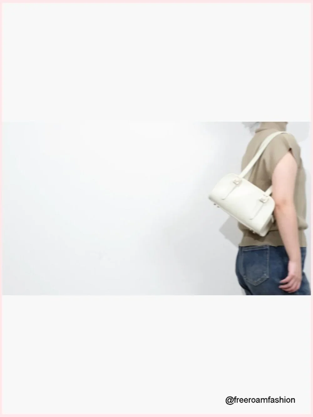 Leather Hobo Shoulder Bag Crossbody Tote Handbag with Adjustable Strap