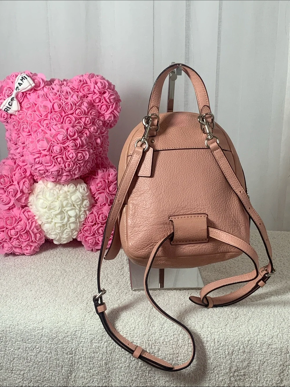 Coach pebbled leather