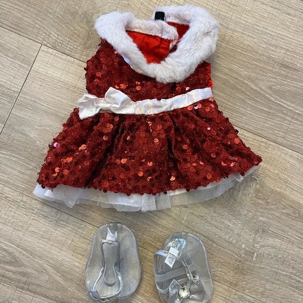 Build A Bear Christmas Dress With Shoes