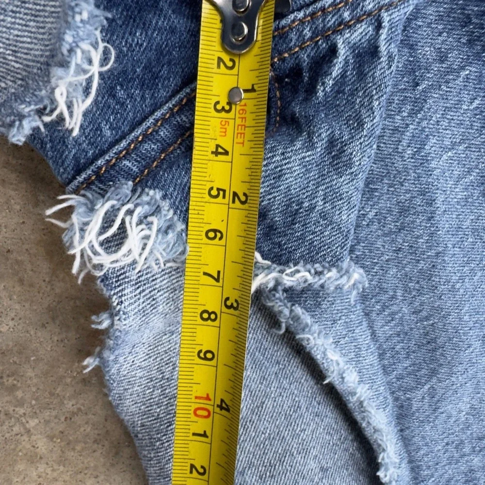 Vintage Levi's 501 Cut Off Denim Jorts Workwear Gorpcore Blue Size 30 (d1a)