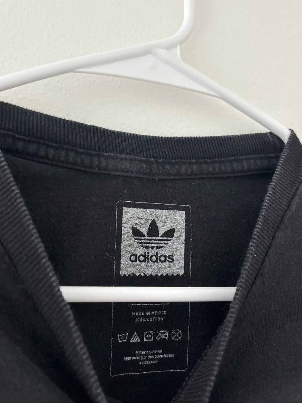 adidas black shirt