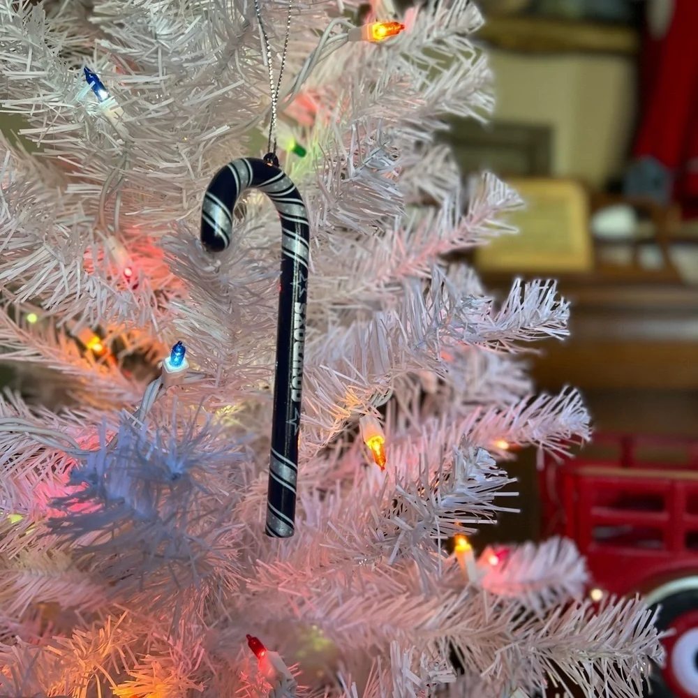 Vintage NFL Dallas Cowboys Candy Cane Christmas Ornament Forever Collectible