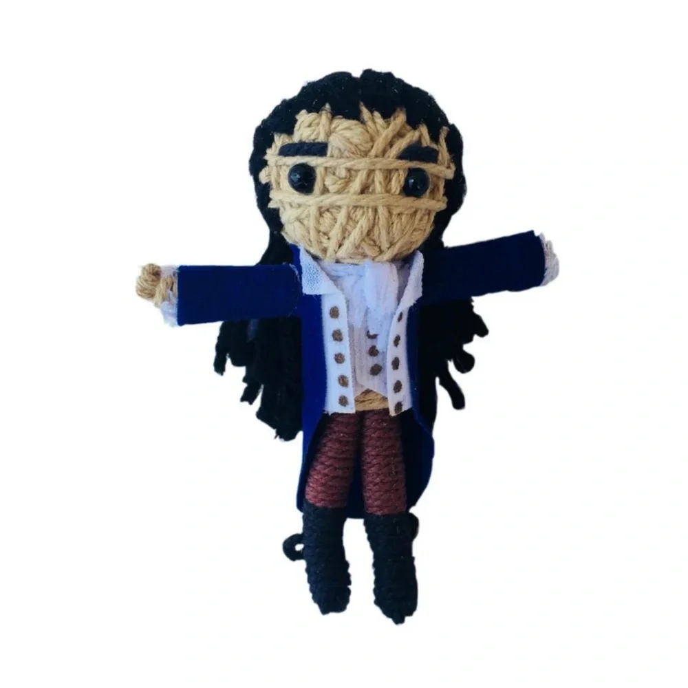 Alexander Hamilton Broadway String Doll Exclusive Edition Bag Charm and Keychain