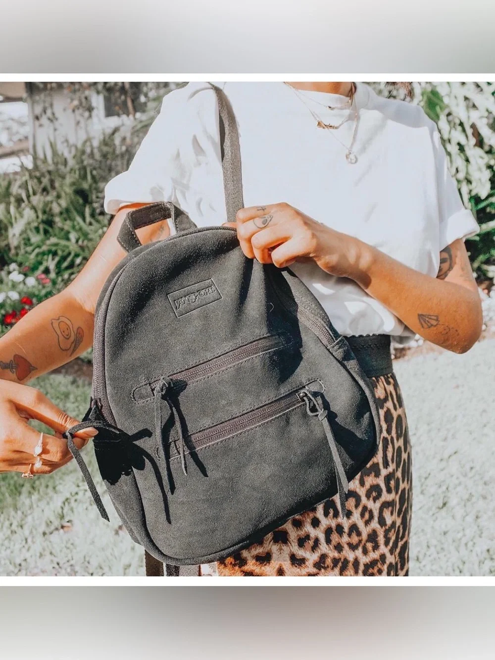Jansport compact suede