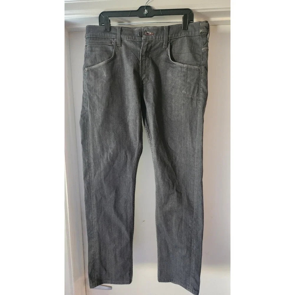 Levi's 511 Slim Fit Denim Jeans Men's 36x29 Black/Grey Slate 9 Pockets A17