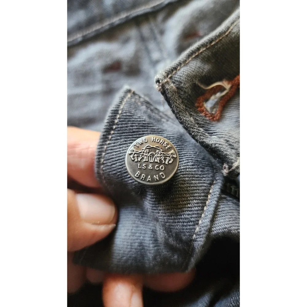 Levi's 511 Slim Fit Denim Jeans Men's 36x29 Black/Grey Slate 9 Pockets A17