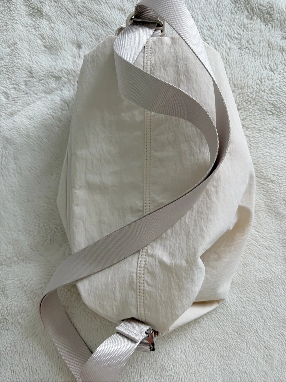 lululemon athletica Off-White Crossbody Sling Bag