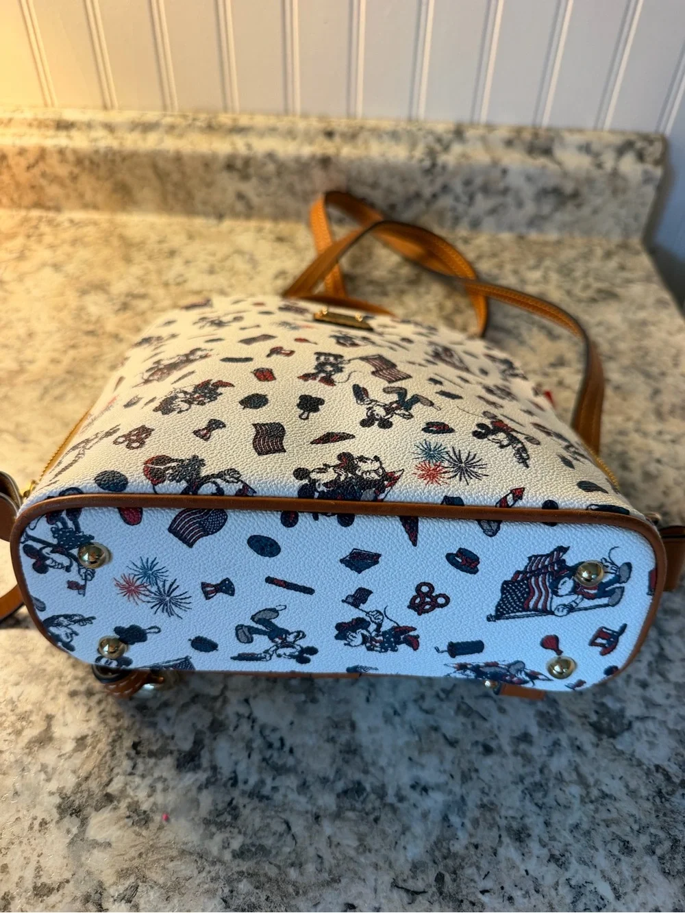 Dooney & Bourke Americana 🇺🇸 Mini Backpack Disney Mickey Patriotic Print New