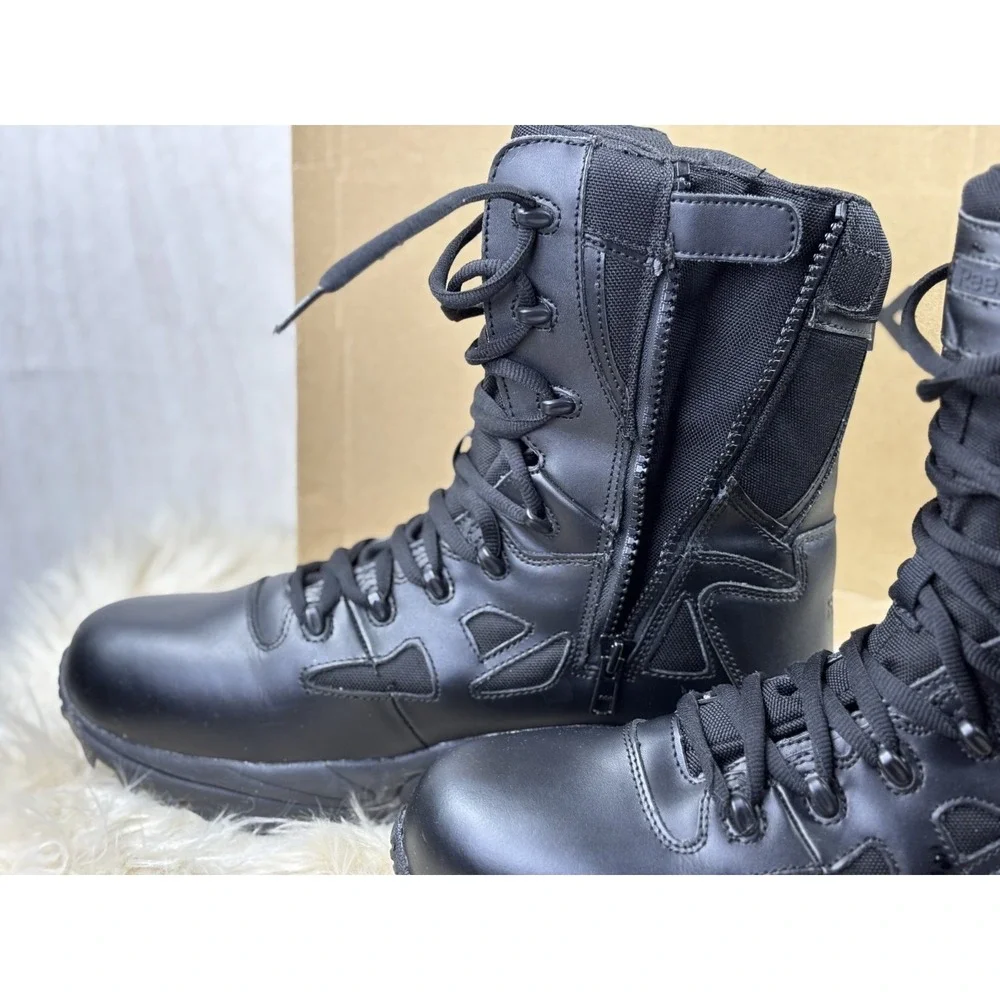 Reebok Rapid Response RB8877 Tactical Boots Waterproof Soft Toe Mens 15M Box