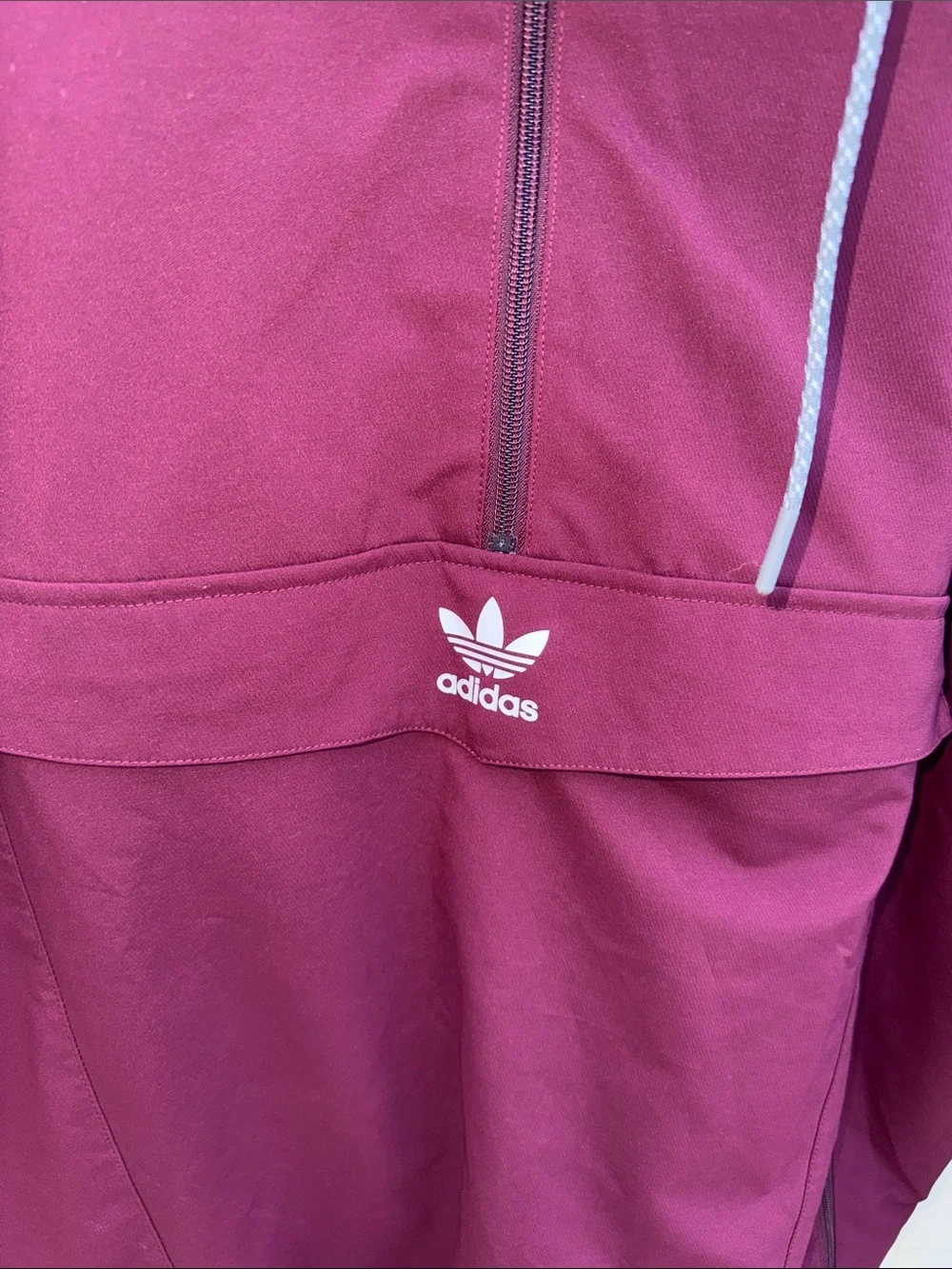adidas hooded windbreaker