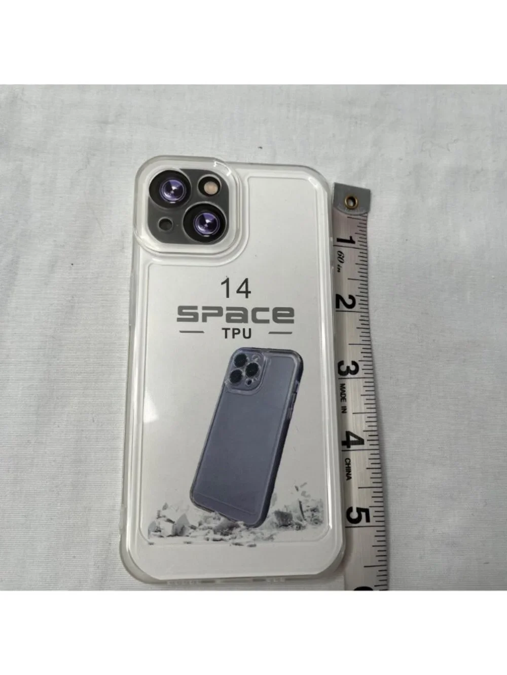 Clear TPU iPhone 14 Bumper Case With Shockproof Protection