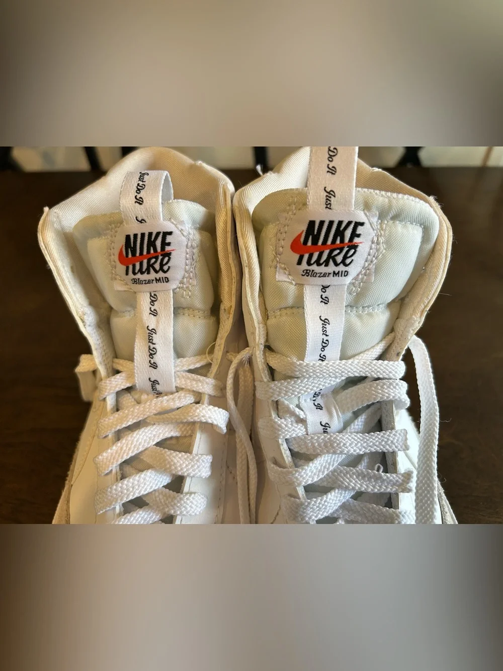 Nike Blazer ‘77 Youth Sz 6.5 White High-Top Sneakers with Subtle Swoosh