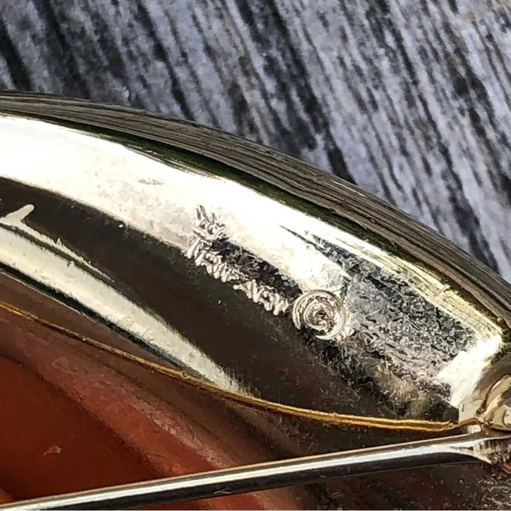 Trifari textured smooth