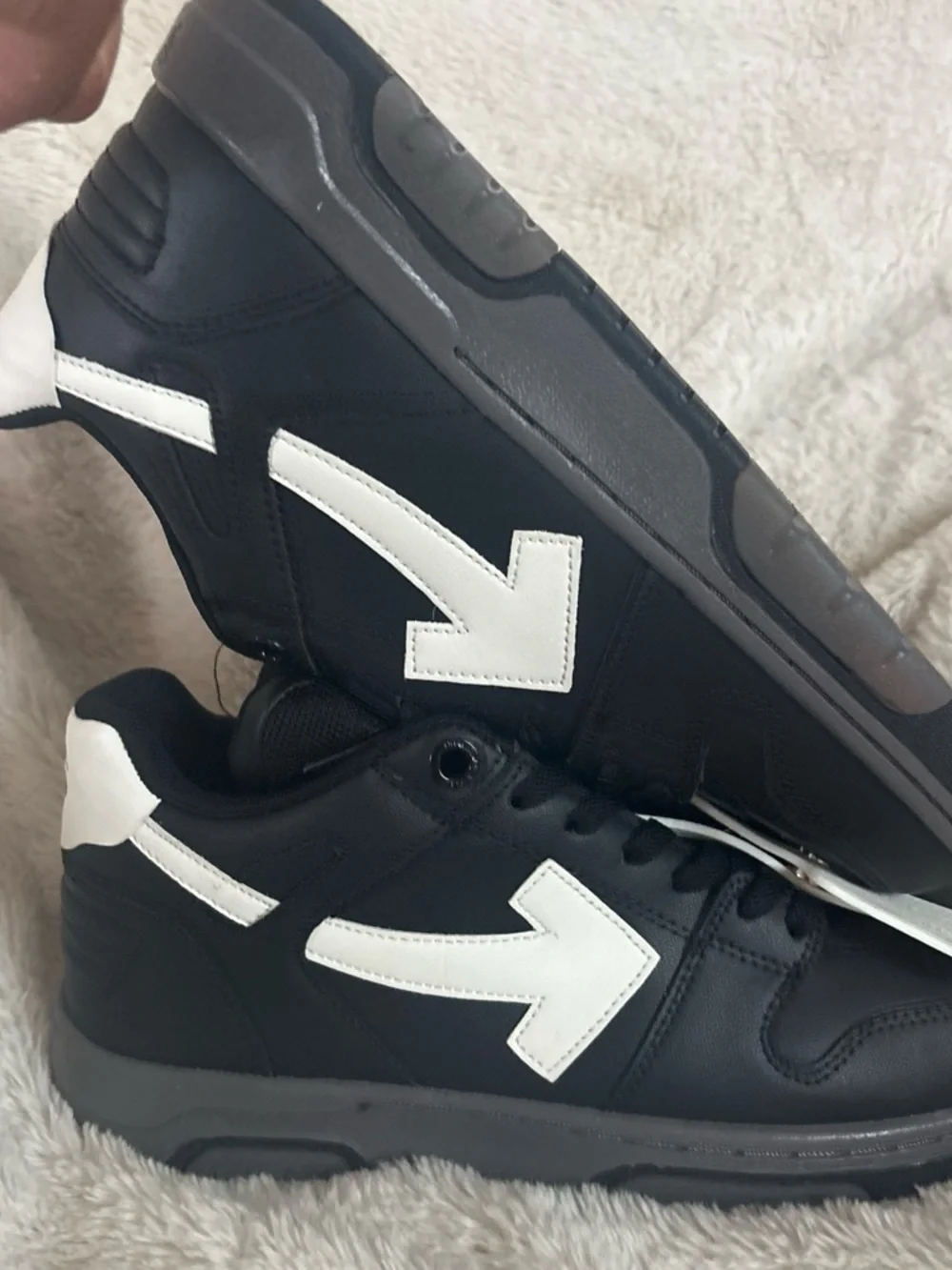 Off-White white black sneakers