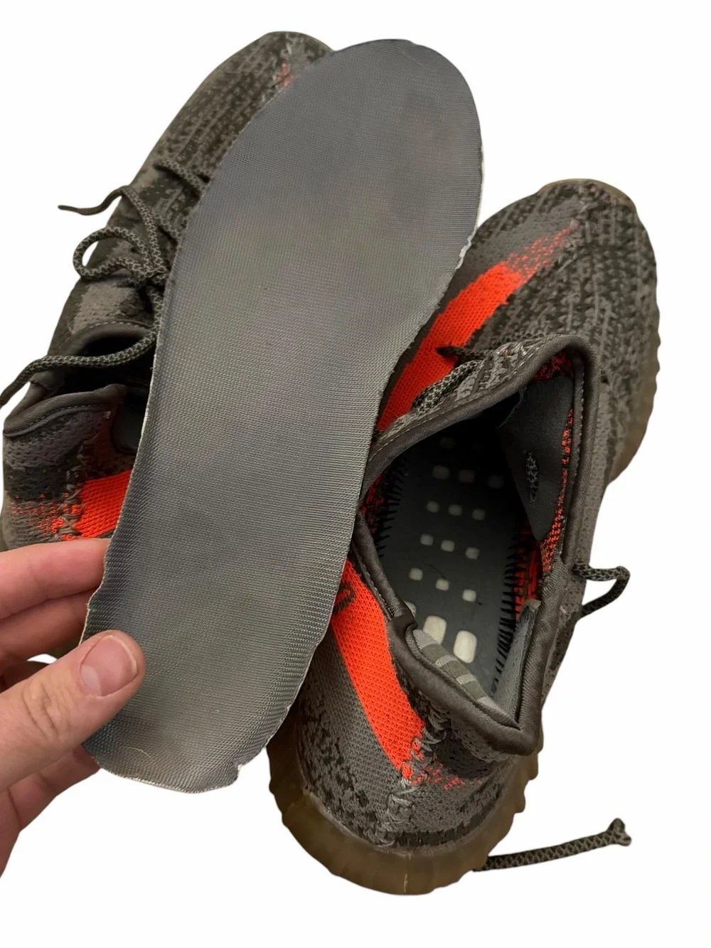 adidas Yeezy Boost Men’s 350 Beluga Knit Athletic Sneakers