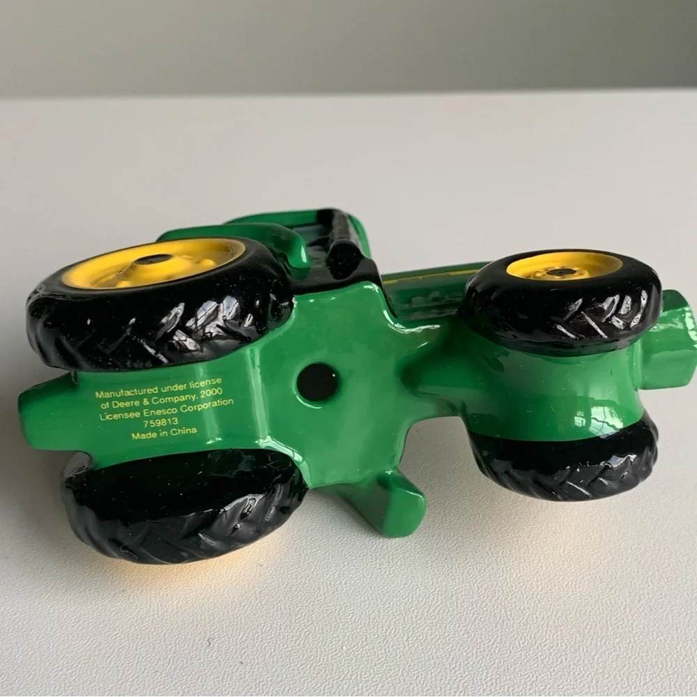 Vintage Enesco John Deere Tractor Christmas Tree Ornament