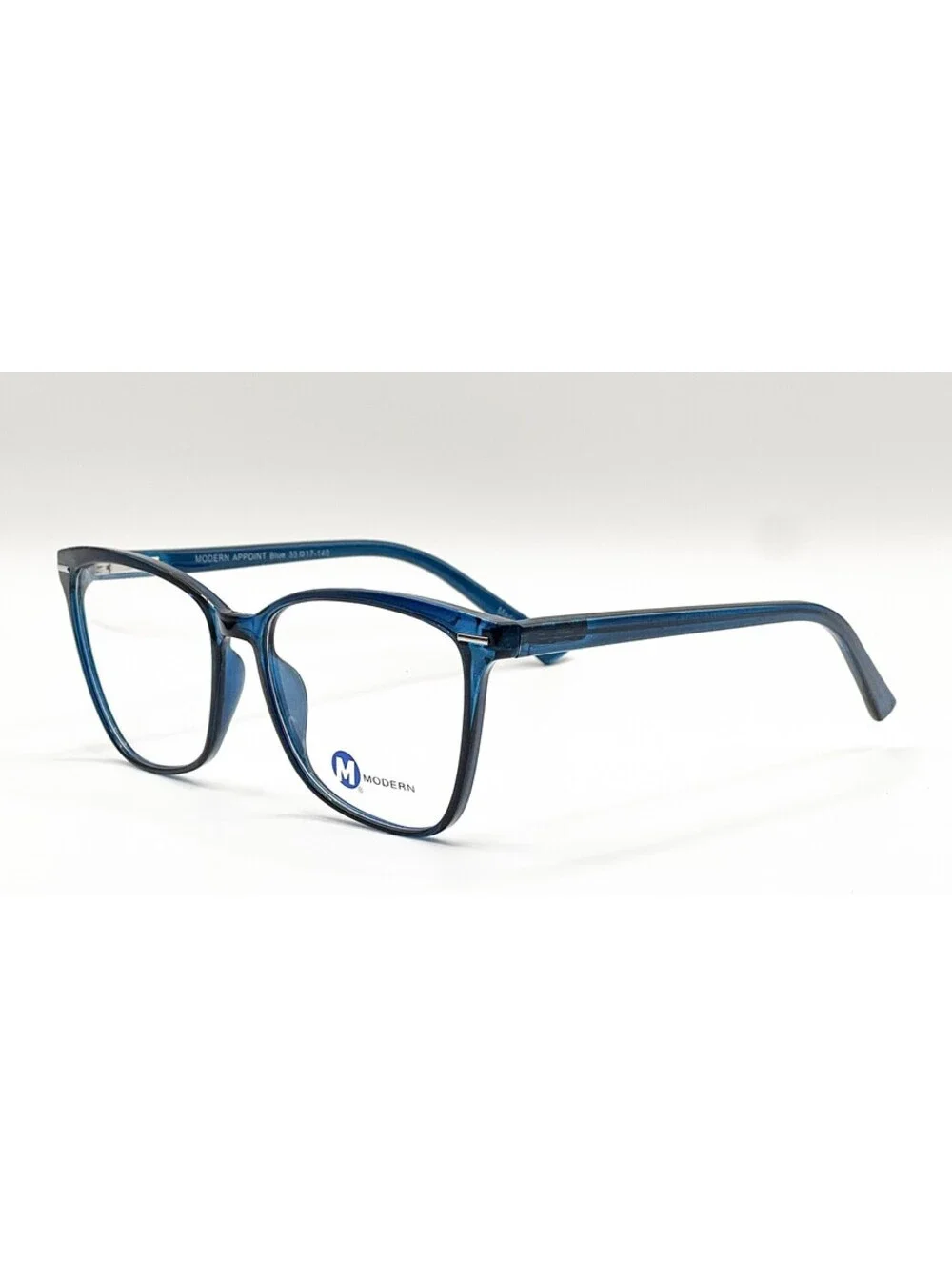 Modern Appoint Blue Full Rim Authentic Eyeglass Frames 55-17-140