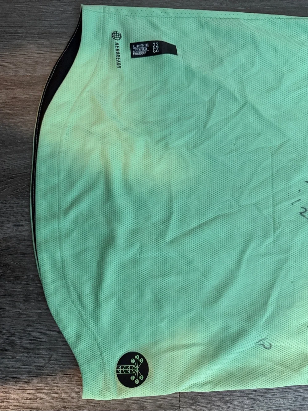 adidas Austin FC Mint Green Soccer Jersey with YETI Logo