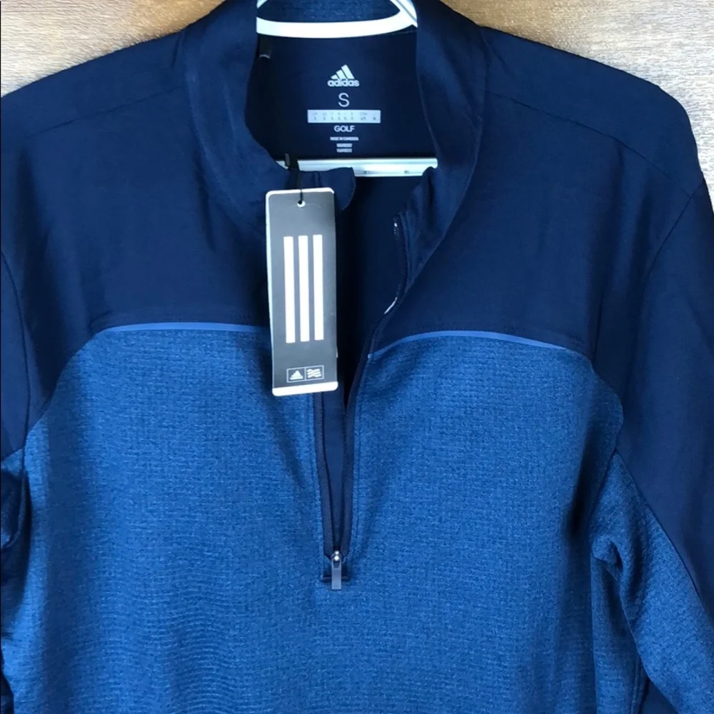 Adidas GO-TO ADAPT 1/4 ZIP SWEATSHIRT small new with tags