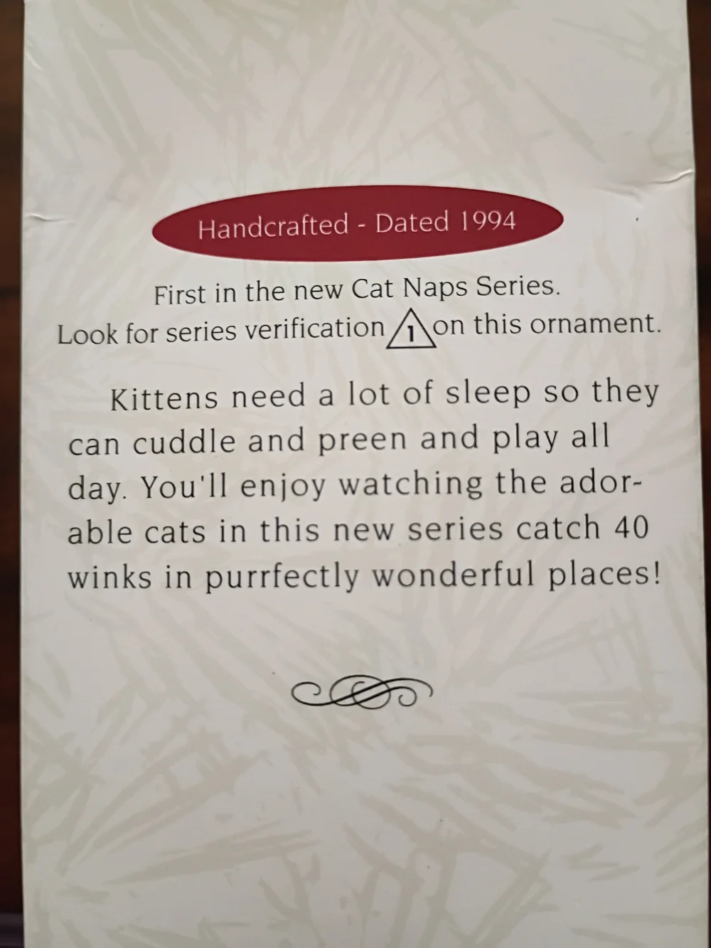 Hallmark keepsake ornament