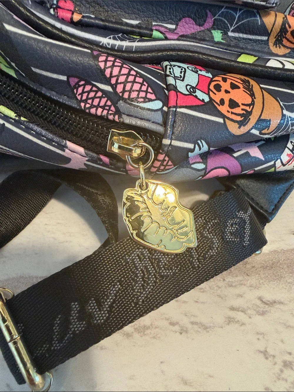 BETSEY JOHNSON Halloween Characters Purse Backpack Unique and Rare! So Cute!
