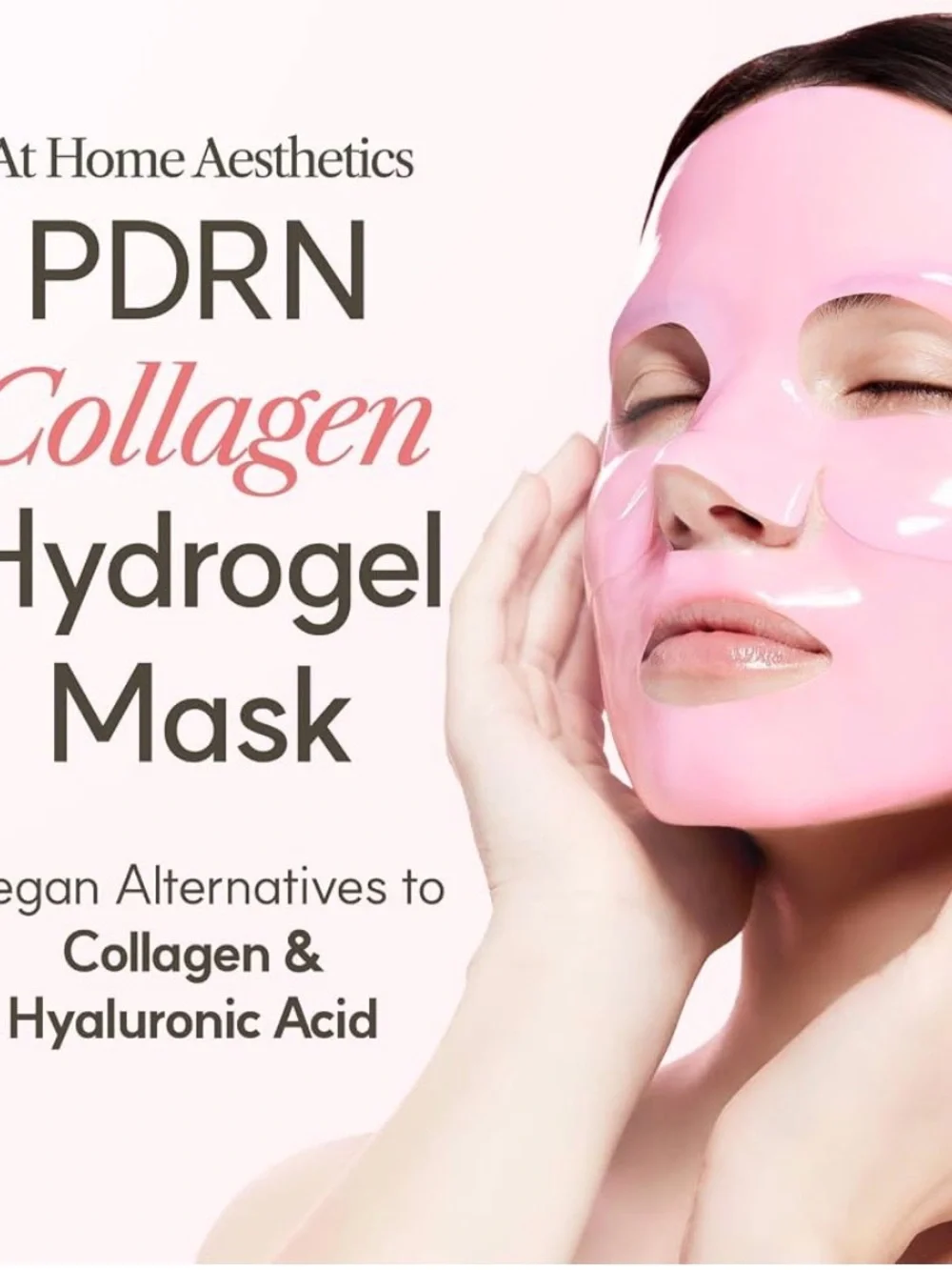 Dew Glow Deep-Renewal PDRN + Collagen Pink Hydrogel Mask (3 Pack)