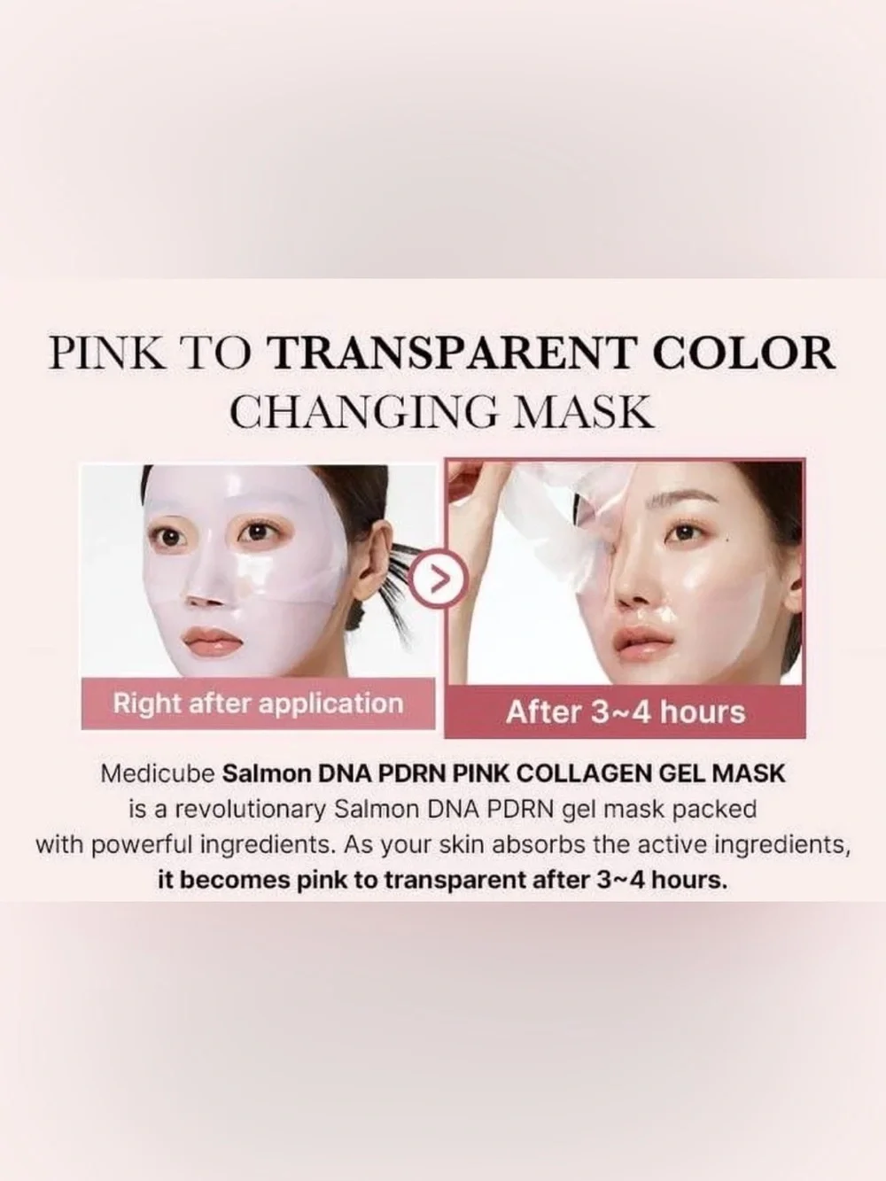 Dew Glow Deep-Renewal PDRN + Collagen Pink Hydrogel Mask (3 Pack)