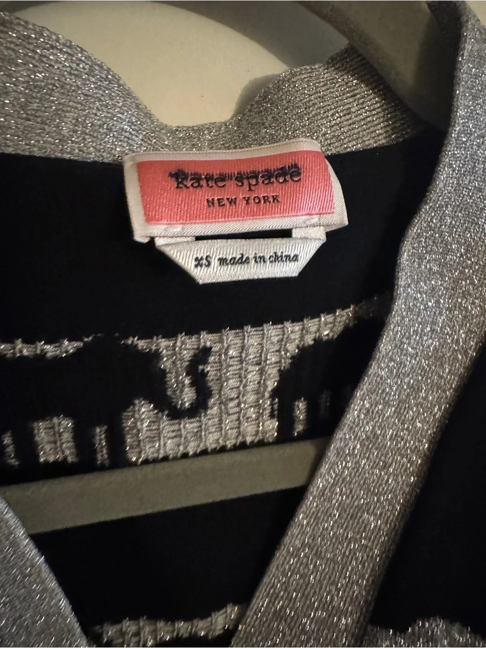 kate spade edges pattern viscose