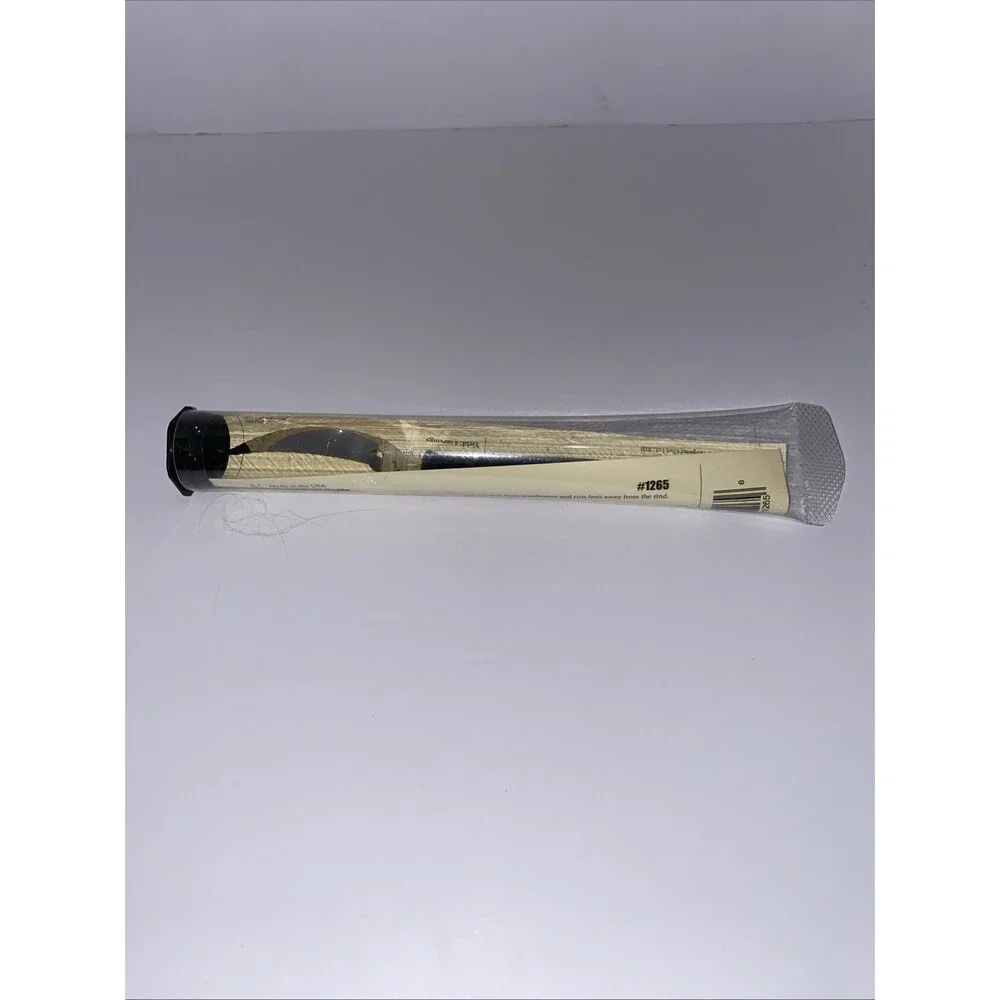 #1265 Pampered Chef Grapefruit Knife Two Sided NOS Protective Tube Instructions