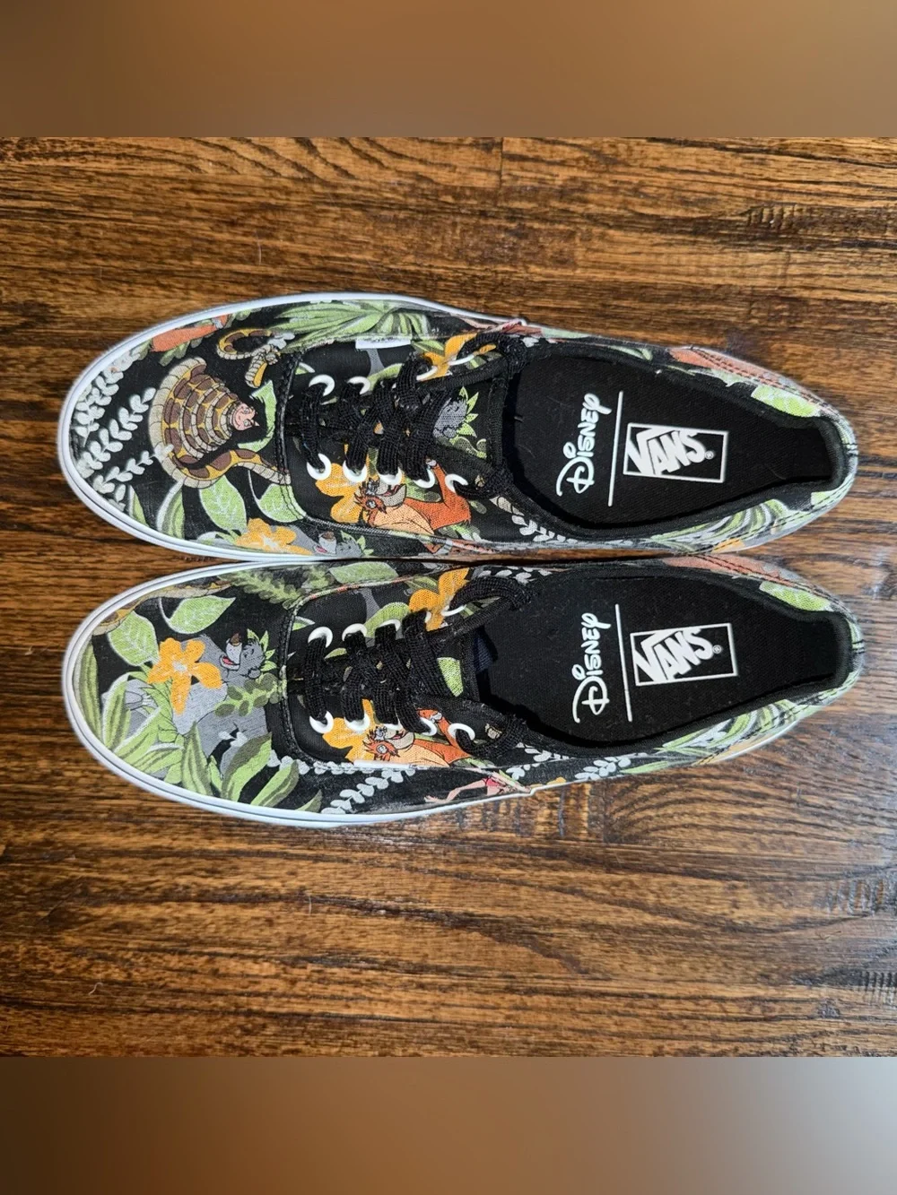 Vans X Disney Era Jungle Book Skate Shoes Canvas Low Top Sneakers Size 12