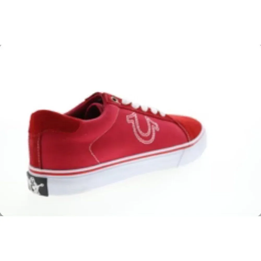 True Religion Bellamy Men Canvas Suede Lace Up Lifestyle Sneakers Size 10