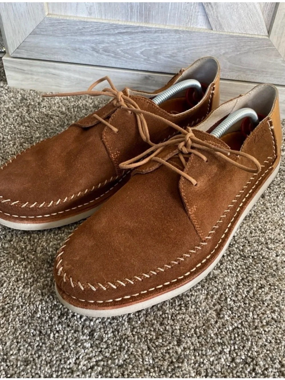 Clarks men suede