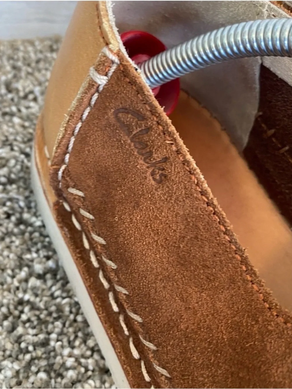 Clarks men suede