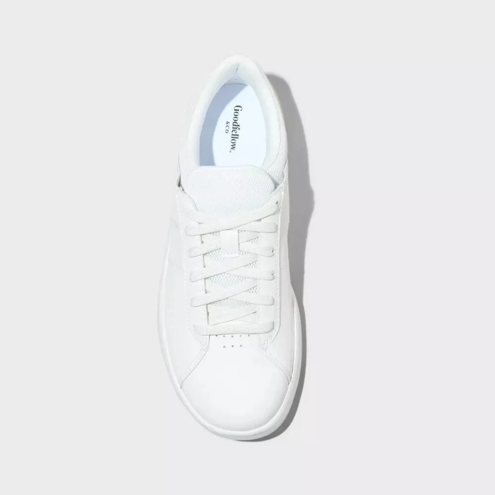 Men's Scout Sneakers by Goodfellow & Co White Size 12 New With Tags