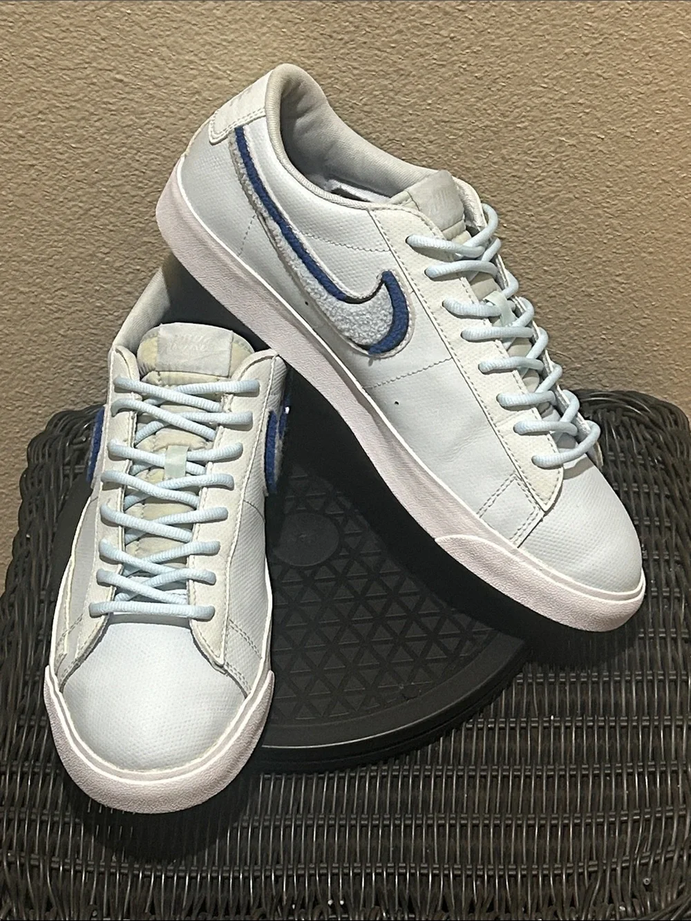 Nike Blazer Low 3D Chenille Swoosh Blue Tint AV6964-001
