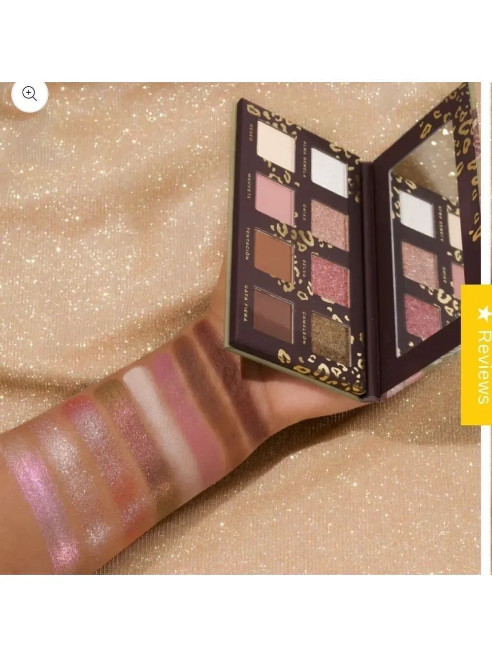 ALAMAR COSMETICS DesNudeAs Exotica Eyeshadow Pressed Pigment Palette 8 Shades