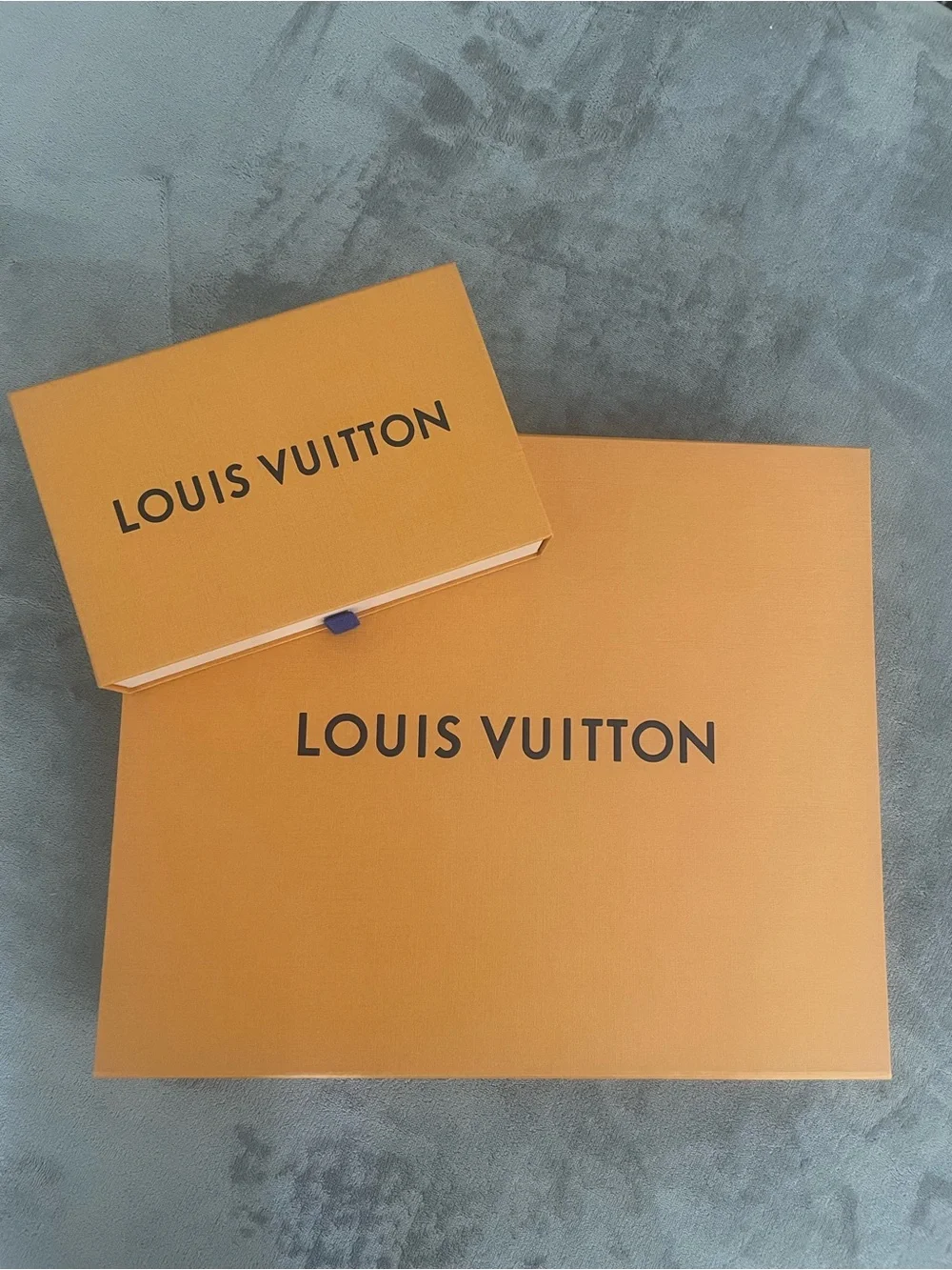 Louis Vuitton Orange Box with Cream Dust Bag