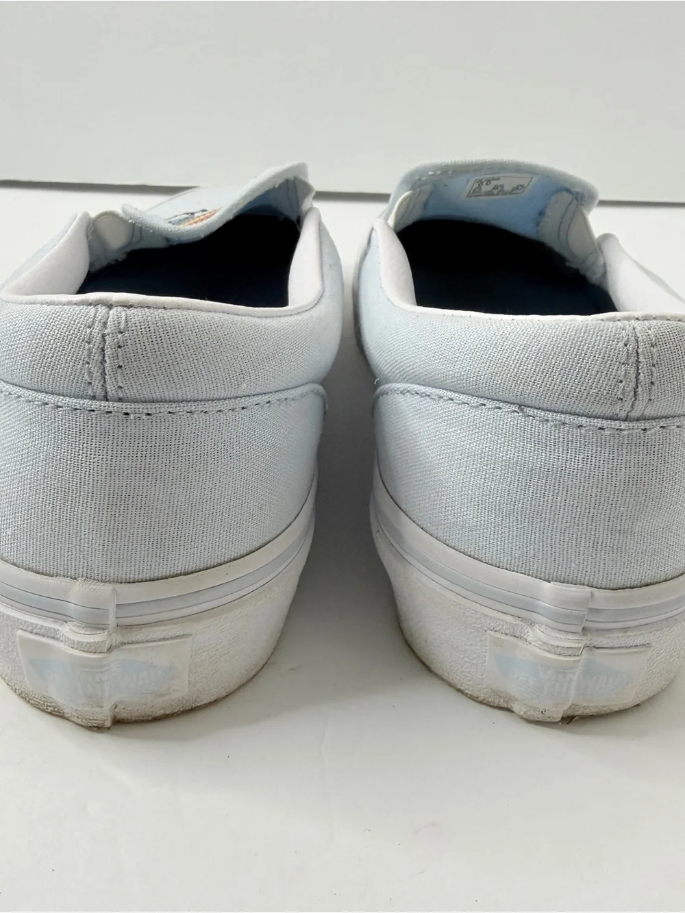Vans blue canvas