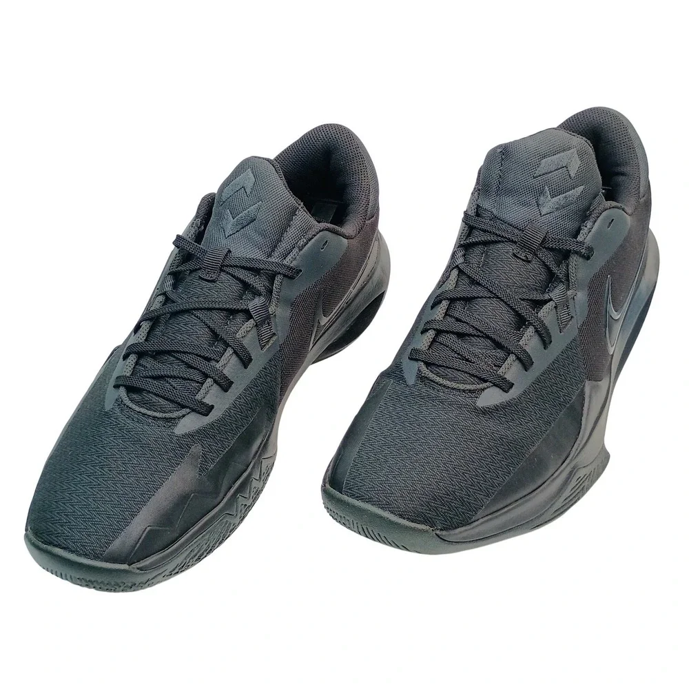 Nike Precision 6 Basketball Shoes Men Size 12 Black DD9535-001 Mesh Sneakers