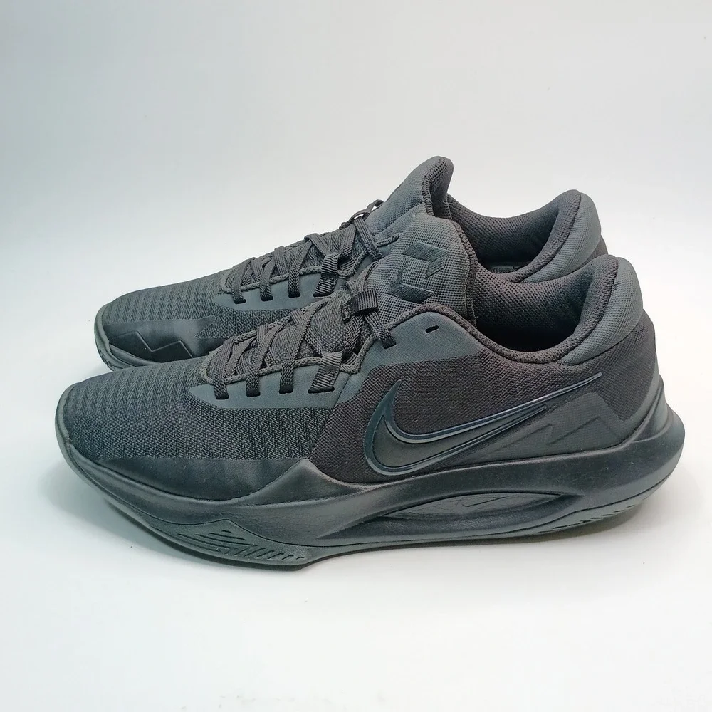 Nike Precision 6 Basketball Shoes Men Size 12 Black DD9535-001 Mesh Sneakers
