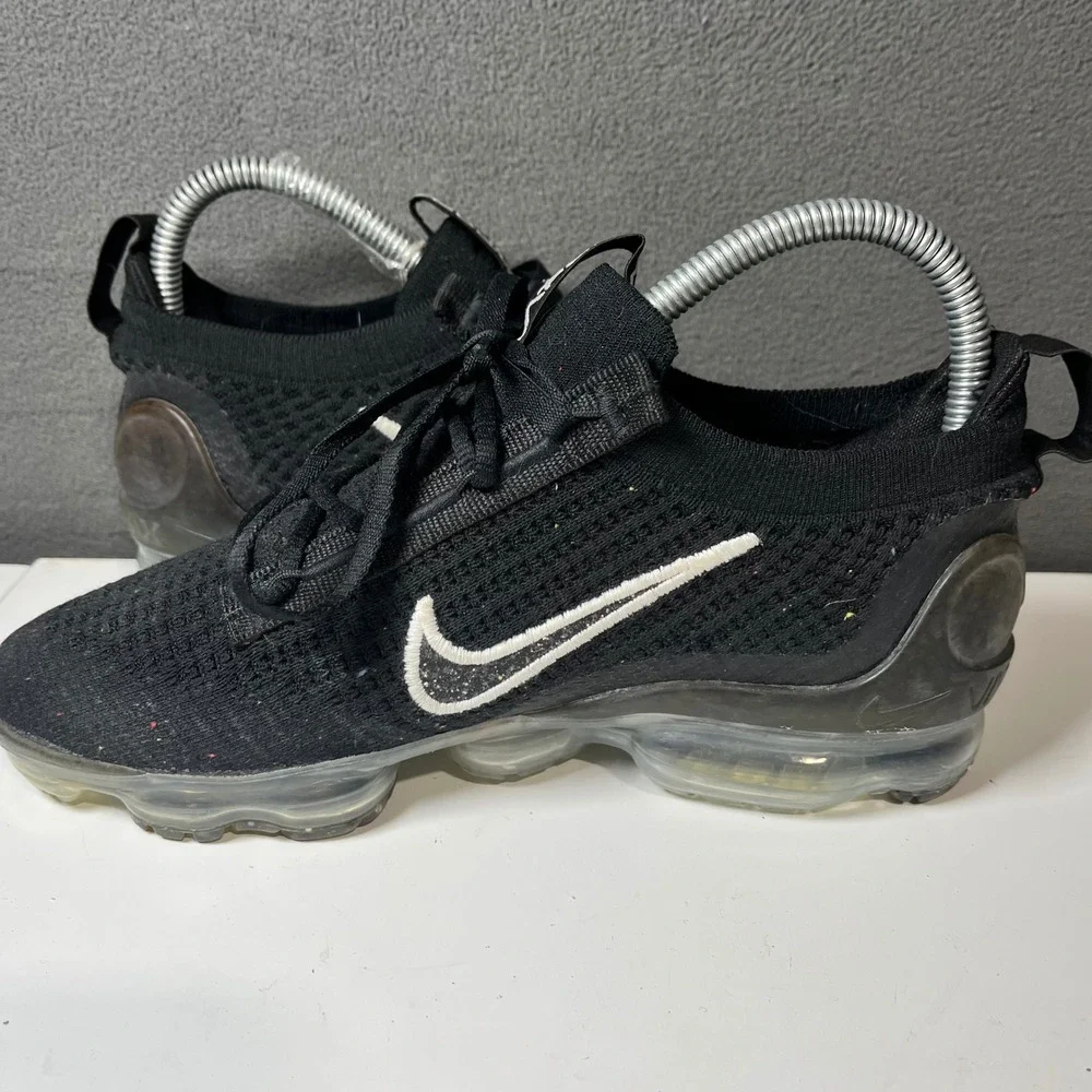 Nike Air VaporMax 2021 FK Black White Running Shoes DC4112-002 Mens 6 Womens 7.5